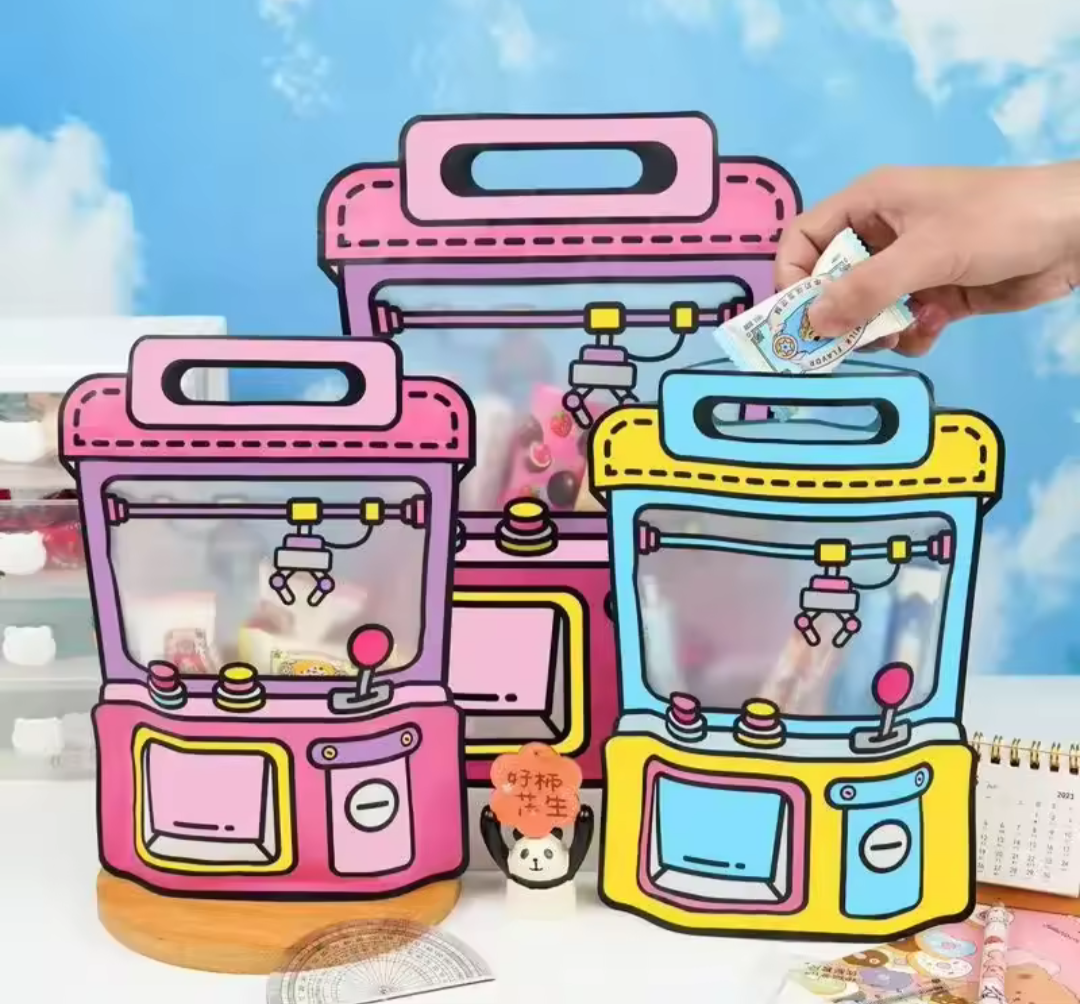Luxe Cadeau zakjes Grijpmachine. 5 stuks