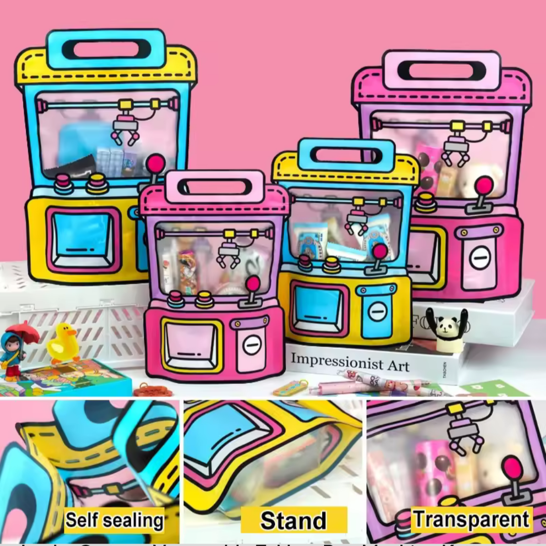 Luxe Cadeau zakjes Grijpmachine. 5 stuks