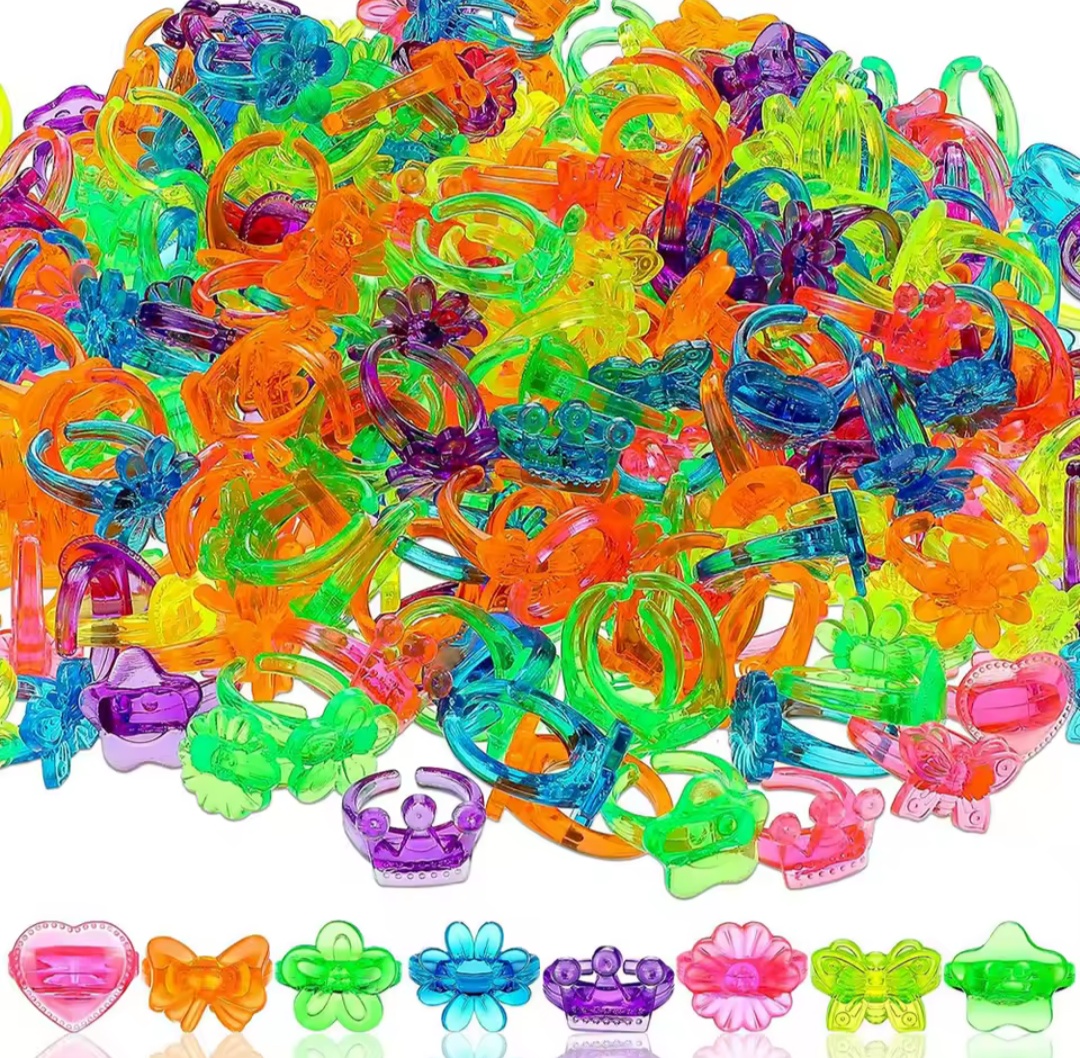 Vrolijke ring. 5 stuks