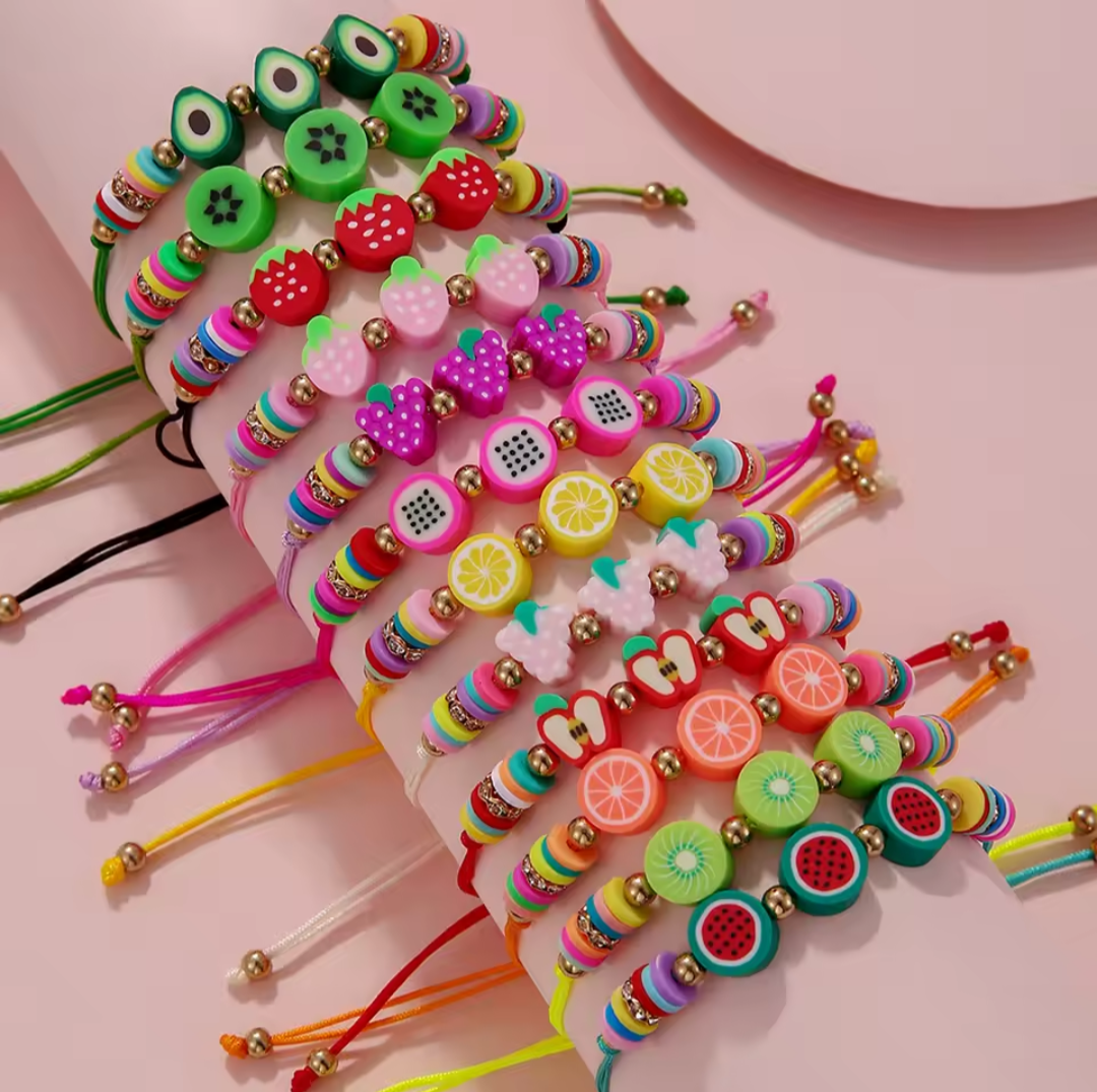 Fruit armbandjes. 5 stuks