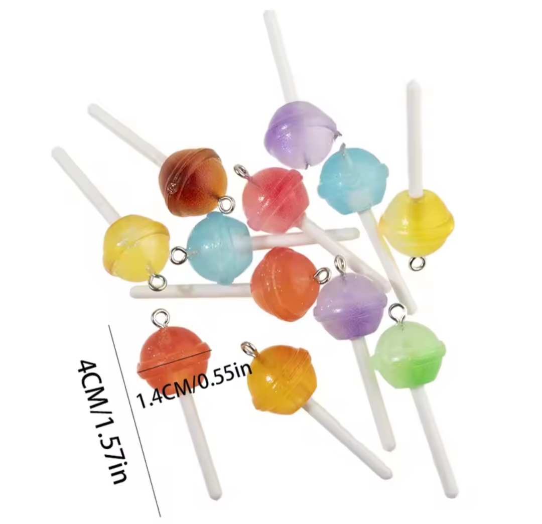 Ketting met lolly. 5 stuks