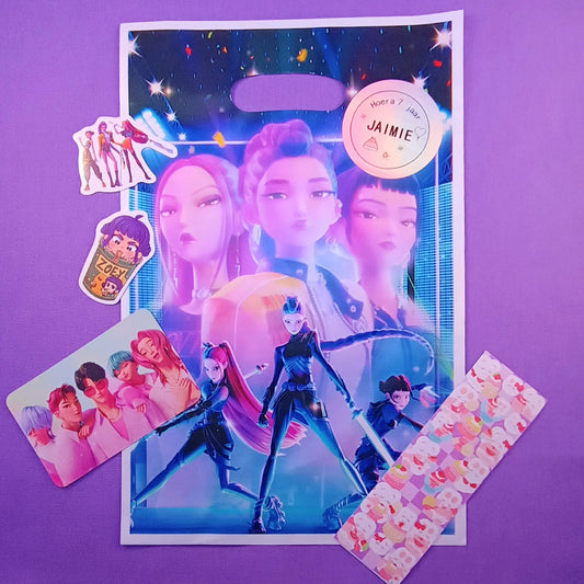  K-Pop Demon Hunters uitdeelcadeautjes en traktaties. Speciaal voor Huntr/x en Saya Boys fans! 