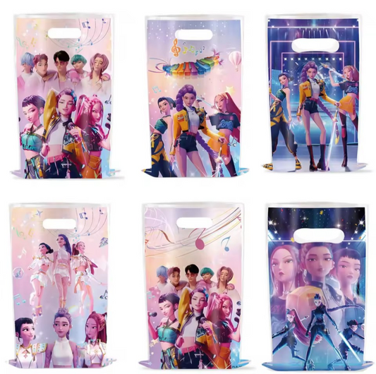 K-Pop Demon Hunters uitdeelcadeautjes en traktaties. Speciaal voor Huntr/x en Saya Boys fans! 