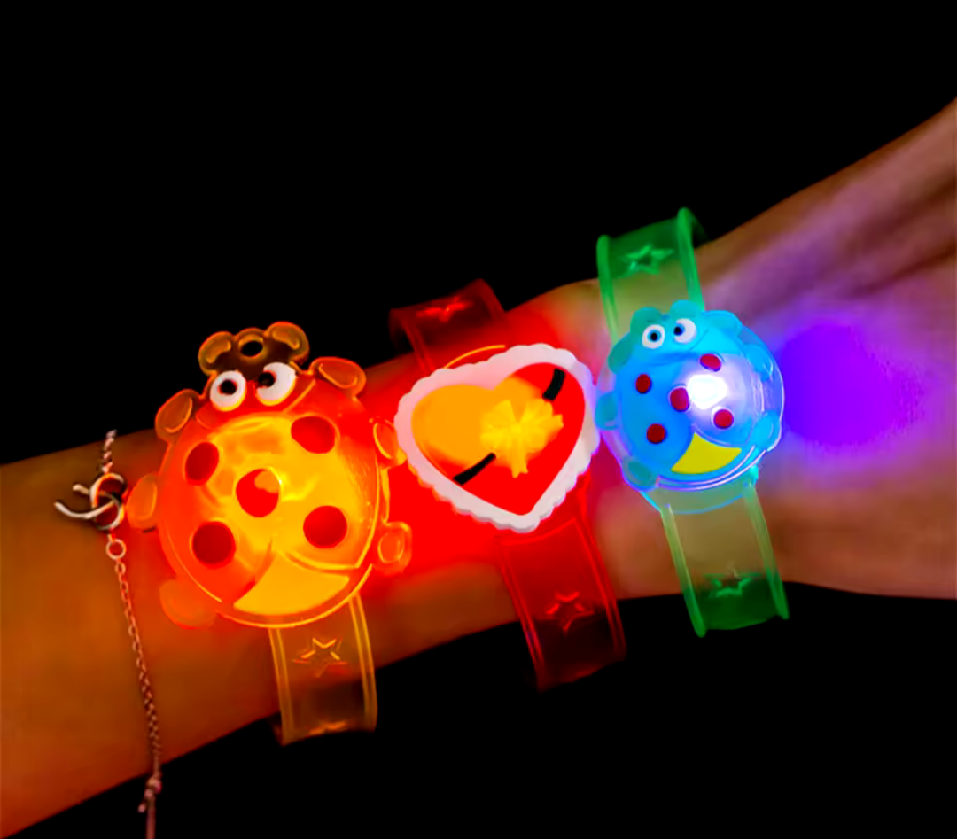 Armbandje met licht. 5 stuks