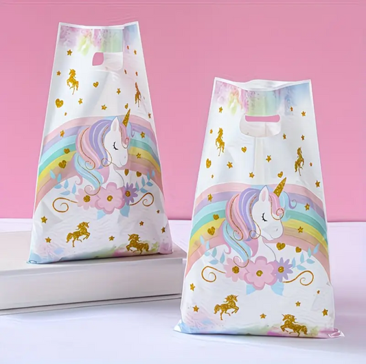 Unicorn cadeauzakjes voor verjaardagstraktatie op school