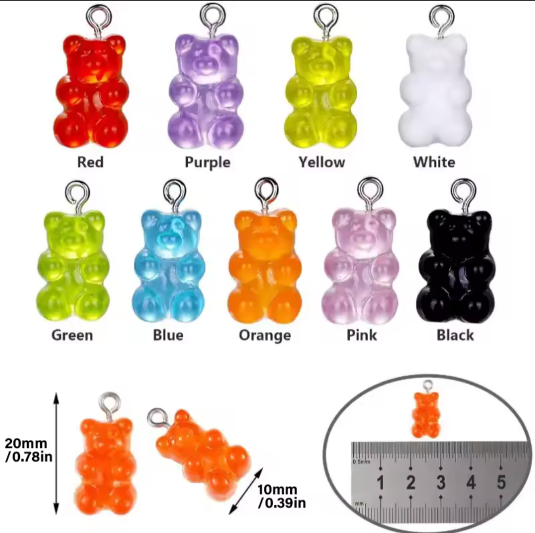 Gummybeer hanger. 5 stuks