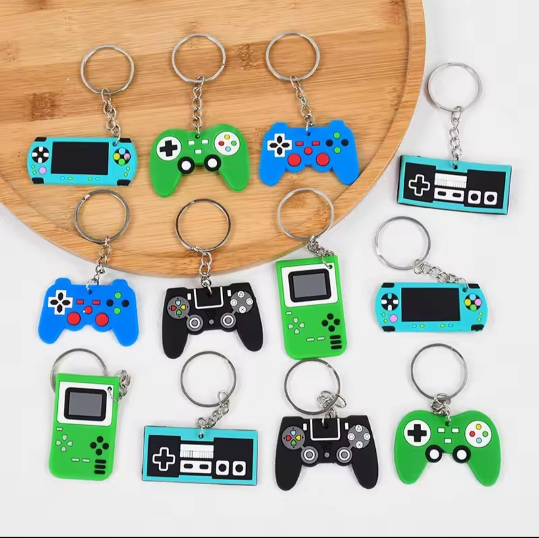 Game sleutelhangers. 5 stuks