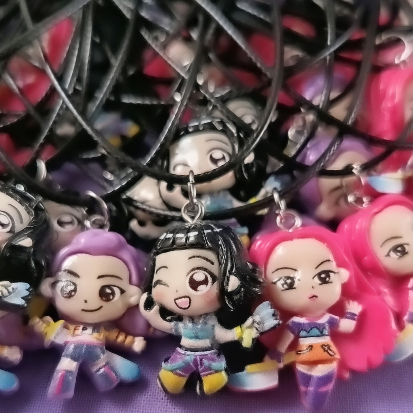 K-Pop Demon hunters kettinkjes. 5 stuks