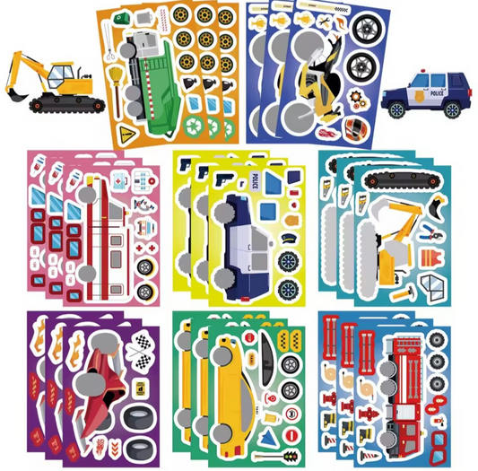 Leuke en originele uitdeelcadeautjes en traktatie cadeautjes. Auto sticker puzzel 