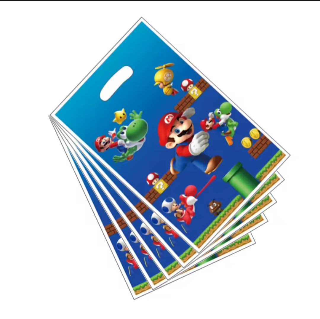 Super mario zakjes. 5 stuks