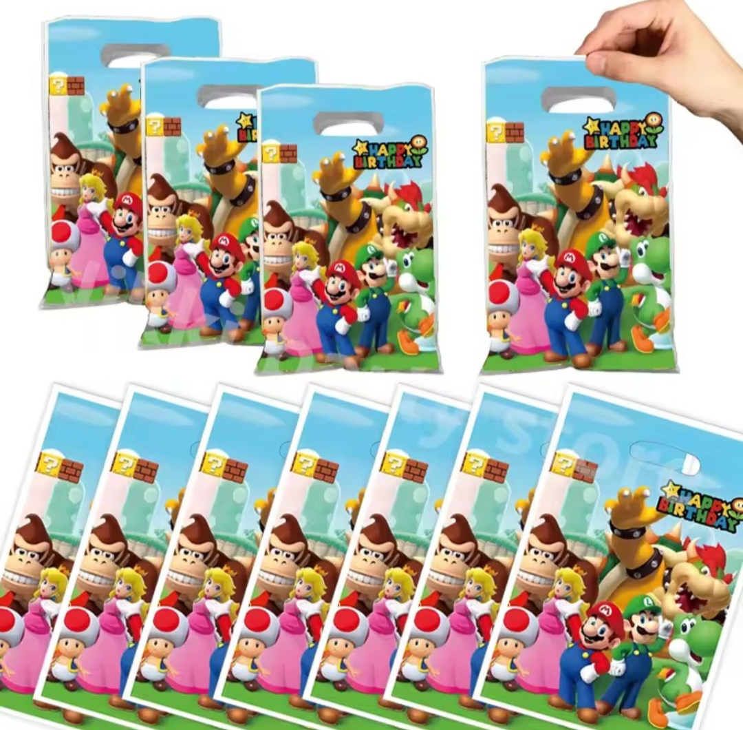 Super mario zakjes. 5 stuks
