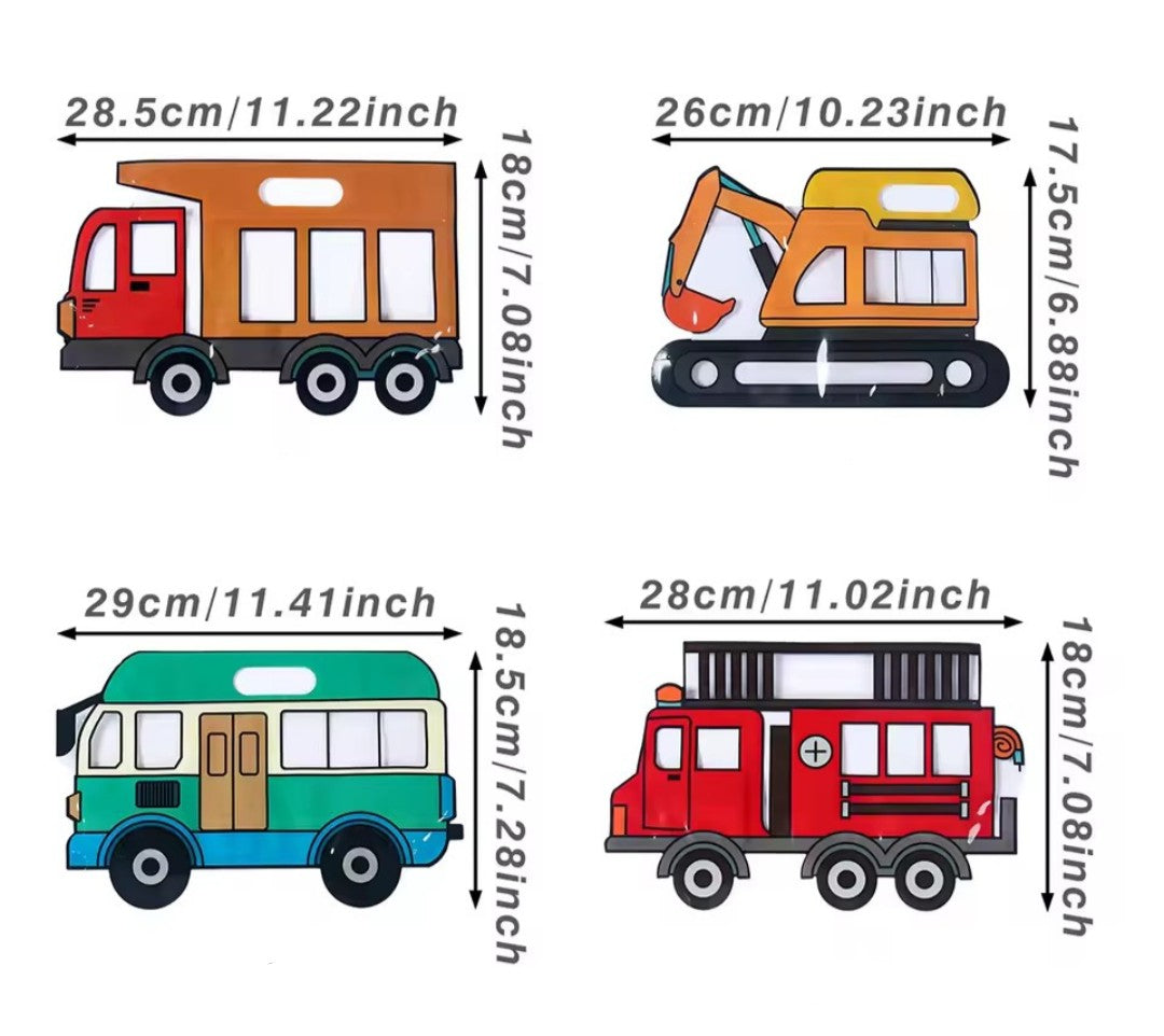 Cadeauzakjes auto. 5 stuks