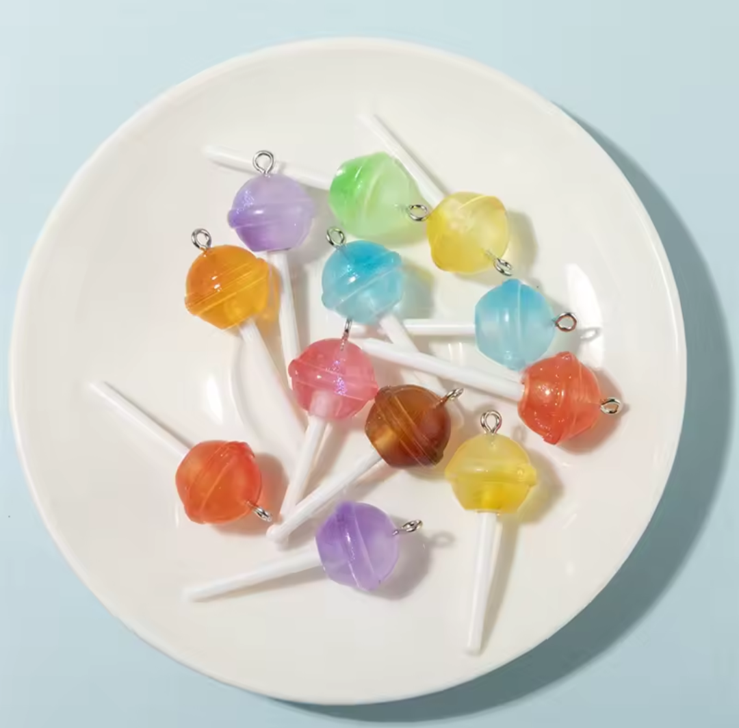 Ketting met lolly. 5 stuks