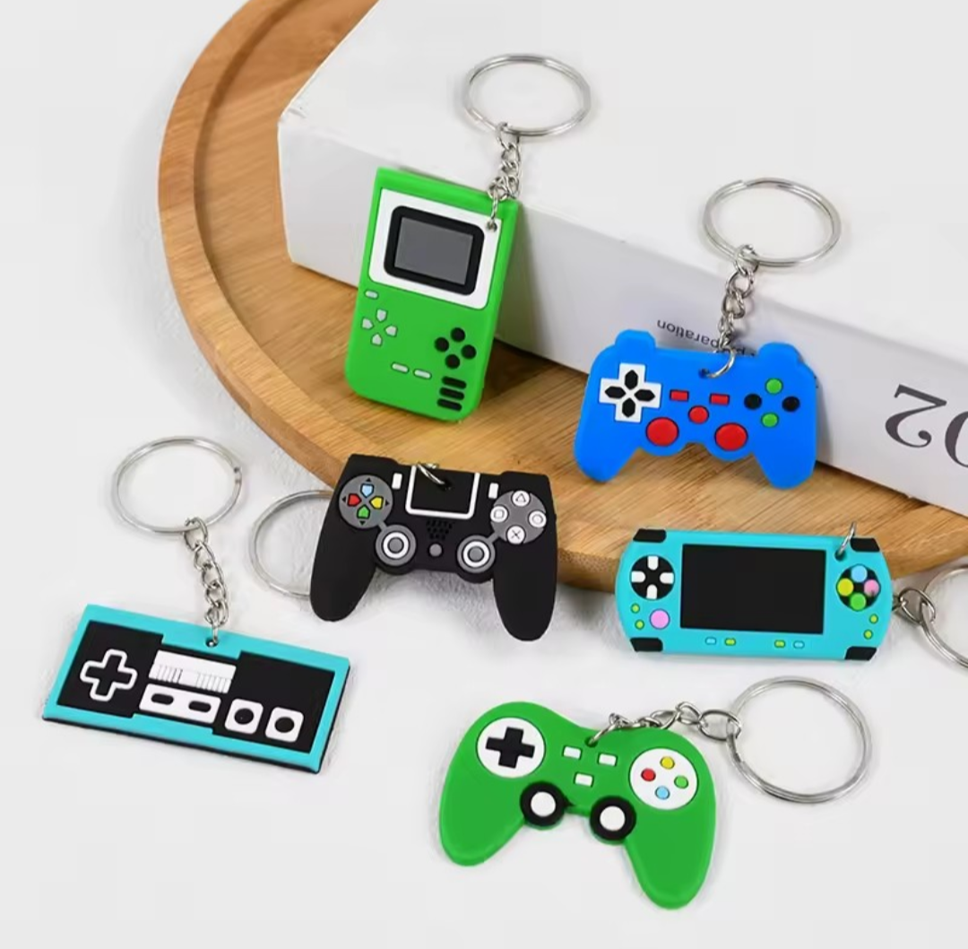 Game sleutelhangers. 5 stuks