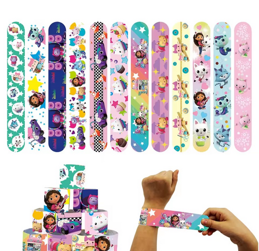 Gabby's dollhouse klaparmbandjes. 5 stuks