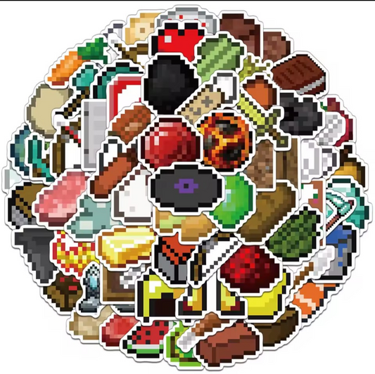 Leuke en originele uitdeelcadeautjes en traktatie cadeautjes. Minecraft stickers