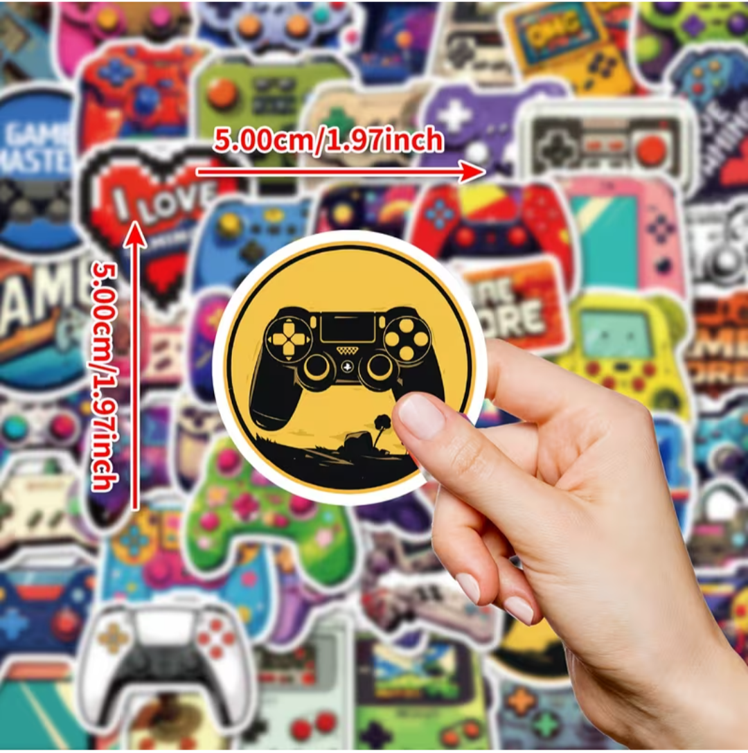 Game stickers. 5 stuks
