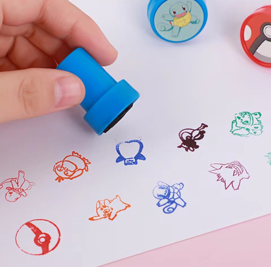 Pokemon stempels. 5 stuks