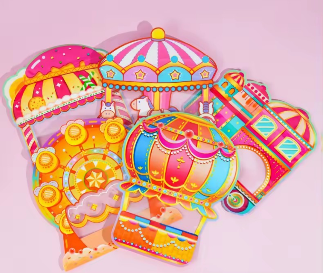 Cadeauzakjes carnival. 5 stuks