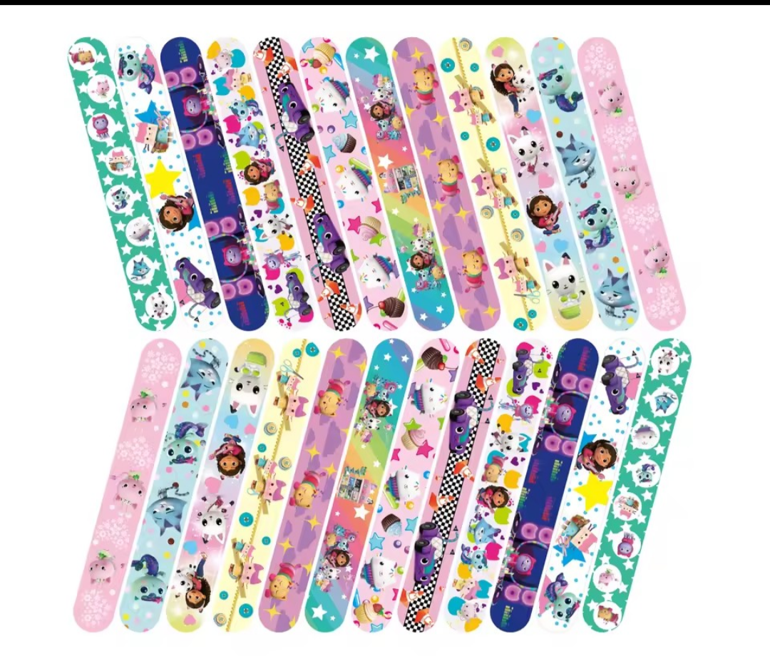 Gabby's dollhouse klaparmbandjes. 5 stuks