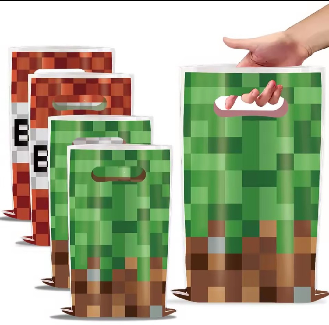 Leuke en originele uitdeelcadeautjes en traktatie cadeautjes. Minecraft cadeautasjes 