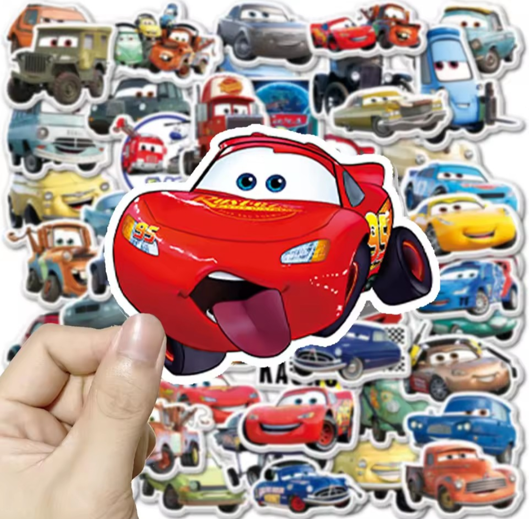 Leuke en originele uitdeelcadeautjes en traktatie cadeautjes. Cars stickers 