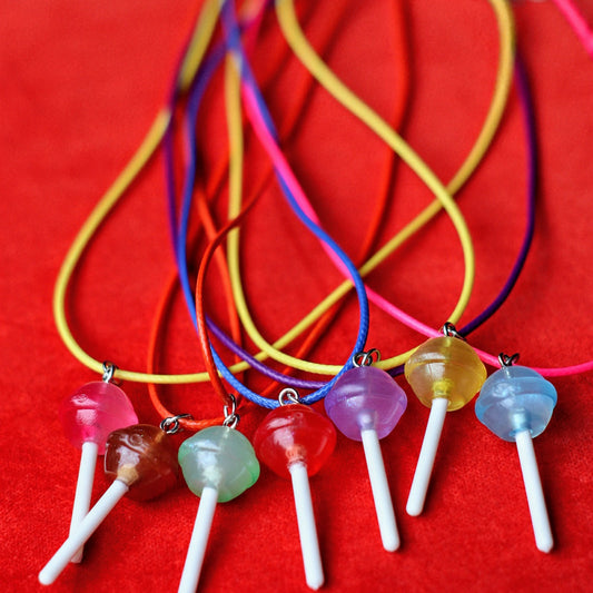 Ketting met lolly. 5 stuks