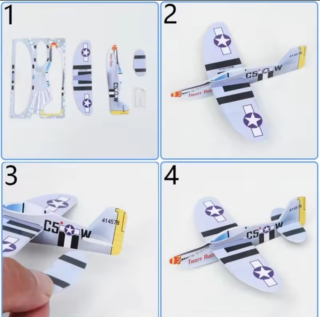 Vliegtuigje. 5 stuks