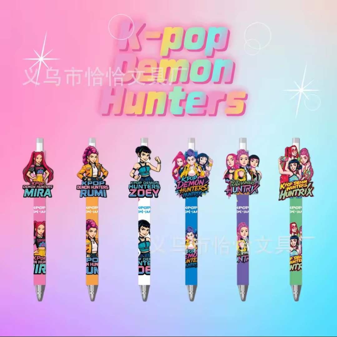 K-Pop demon hunters pen. 5 stuks