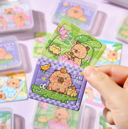 Leuke en originele uitdeelcadeautjes en traktatie cadeautjes. Capibara puzzel 