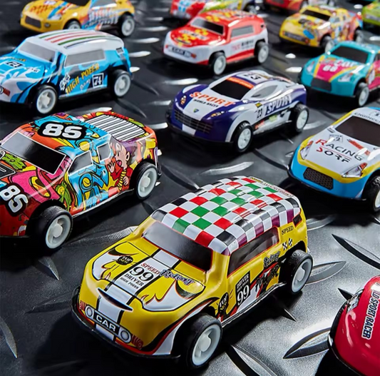 Leuke en originele uitdeelcadeautjes en traktatie cadeautjes. Terug trek auto 