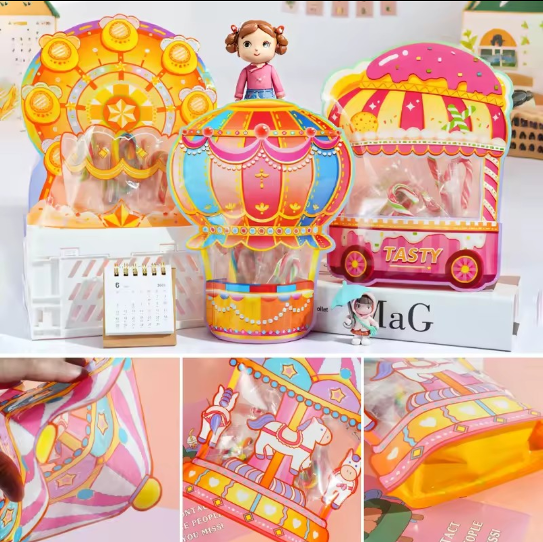 Cadeauzakjes carnival. 5 stuks