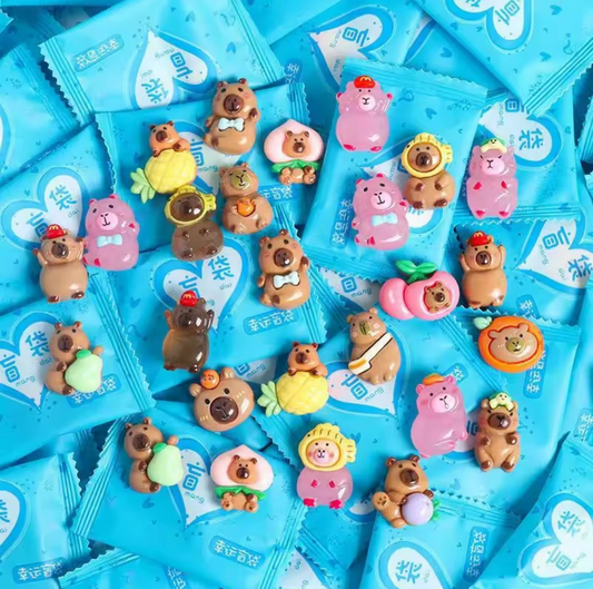 Leuke en originele uitdeelcadeautjes en traktatie cadeautjes. Capibara blind bag