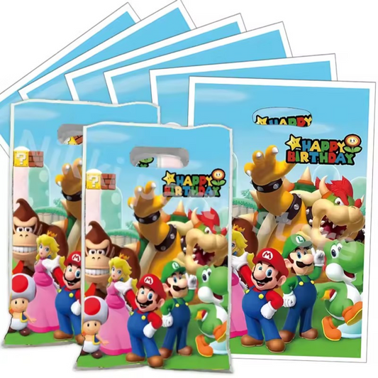 Super mario zakjes. 5 stuks