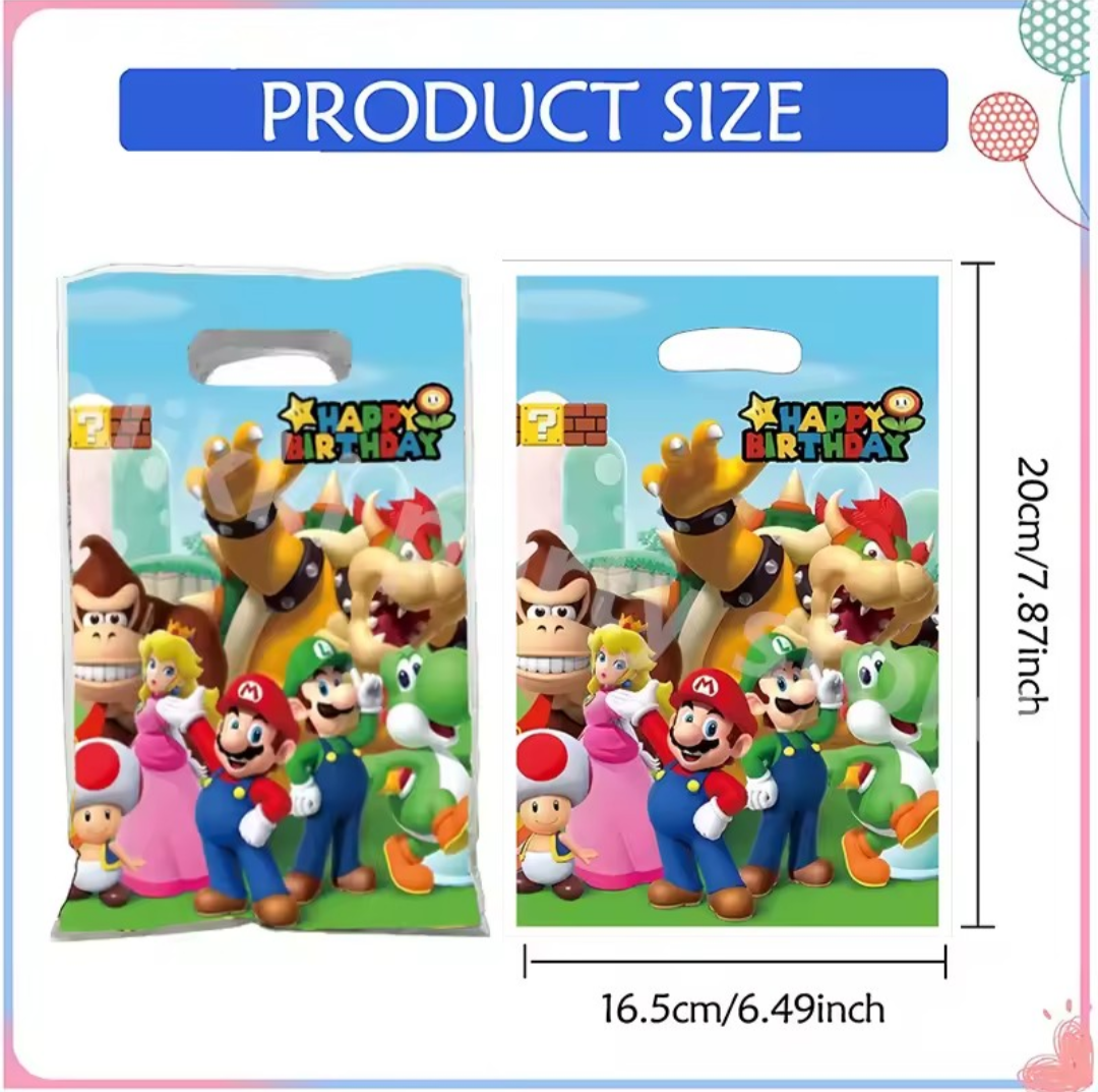 Super mario zakjes. 5 stuks