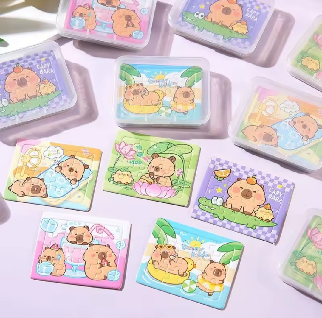 Puzzle capibara. 5 stuks
