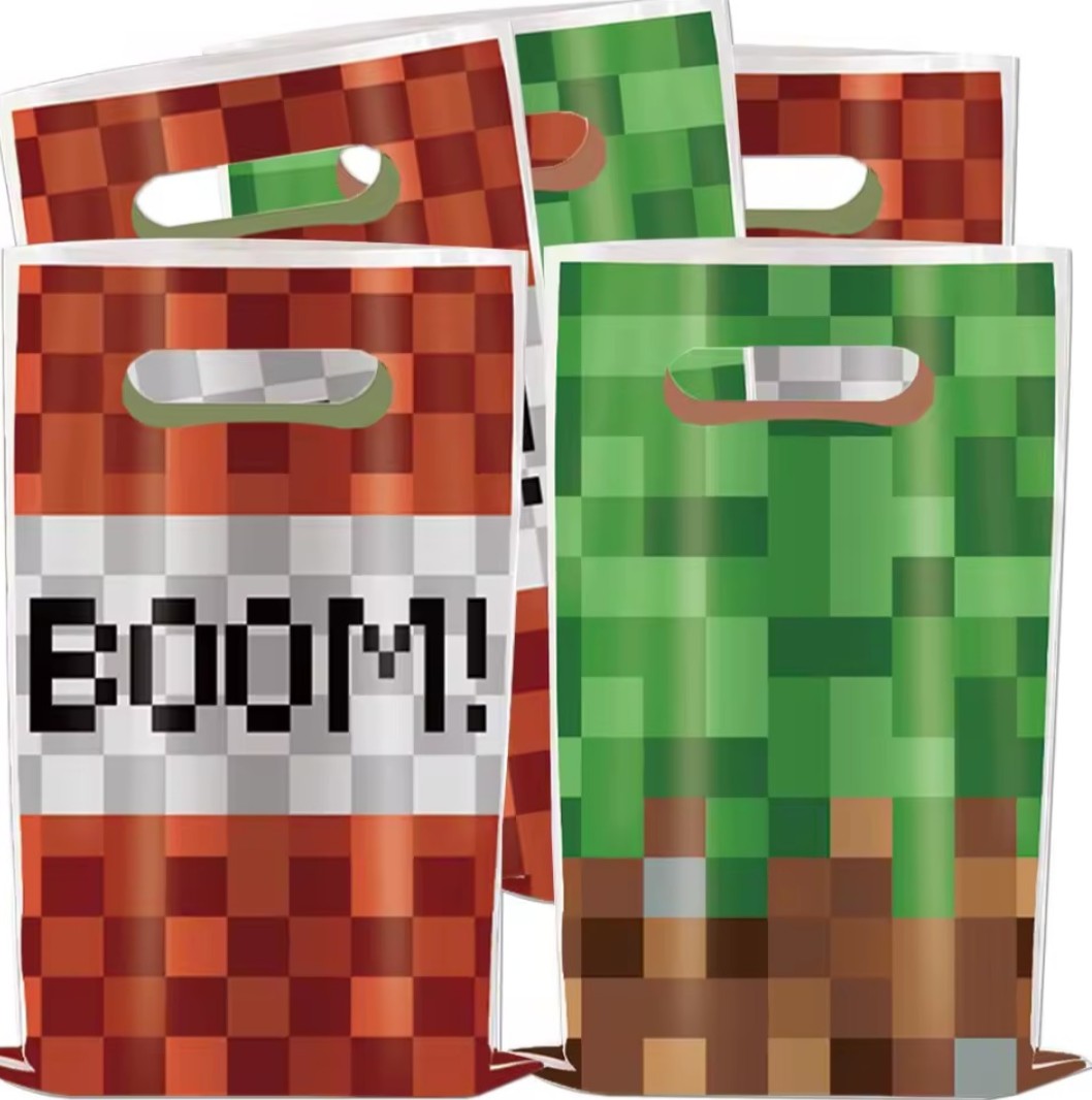 Minecraft cadeauzakjes. 5 stuks