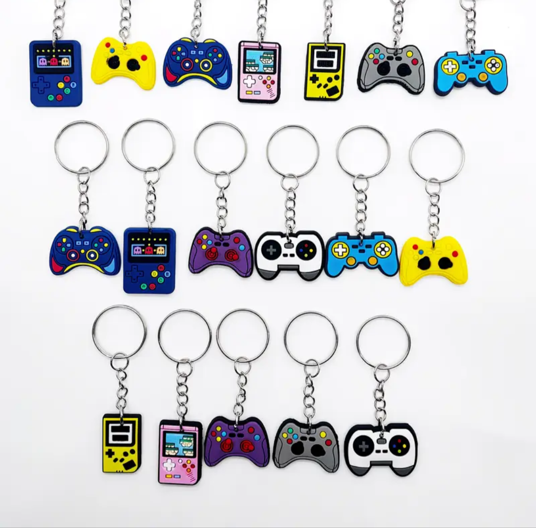 Game sleutelhangers. 5 stuks