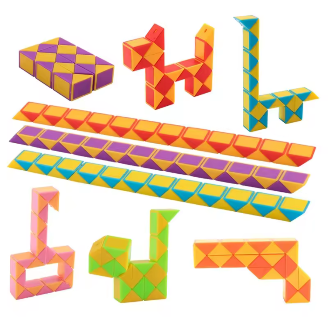 Snake puzzle. 5 stuks