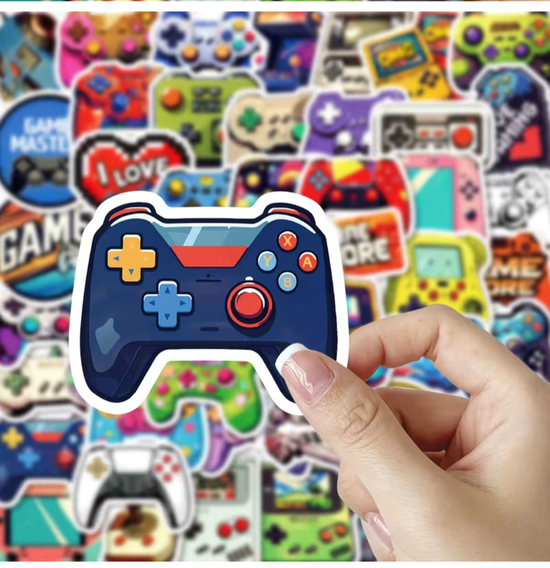 Game stickers. 5 stuks